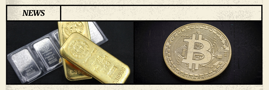 El bitcoin tiene mayor correlación con el platino que con el oro