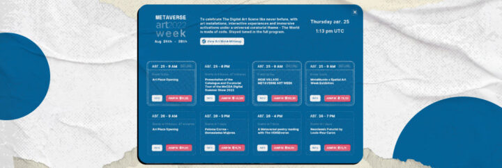 Metaverse Art Week 2022: How Is Art Fest Going?