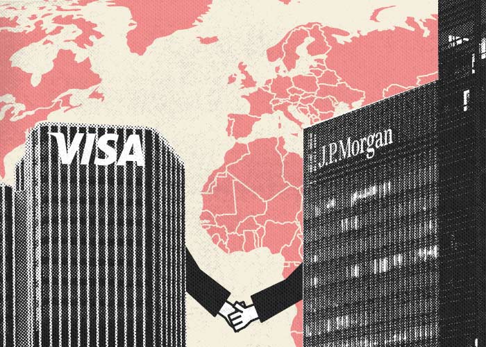 JPMorgan и Visa работают над системой трансграничных блокчейн-платежей