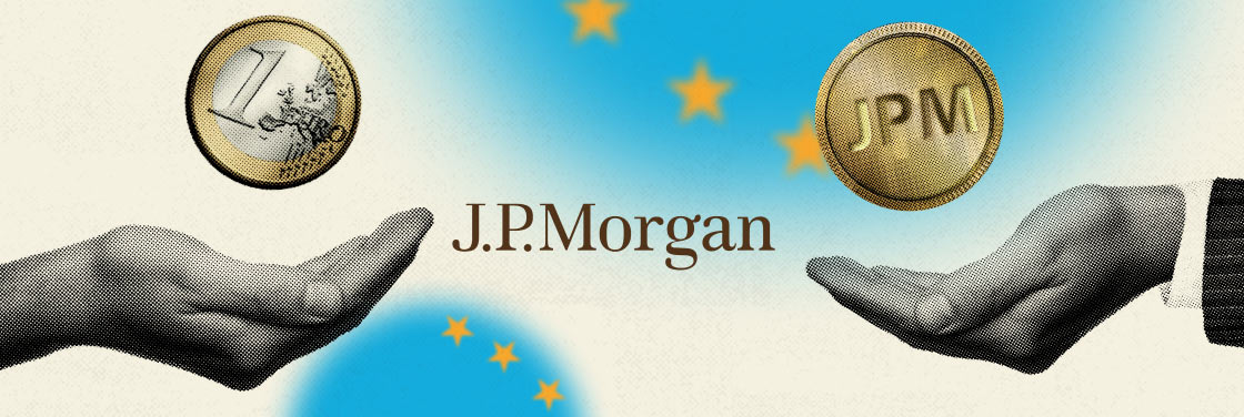 Банк JPMorgan запускает платежи в евро на основе блокчейн-сети JPM Coin