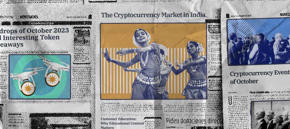 Cryptocurrencies in India and Airdrops and Events of October