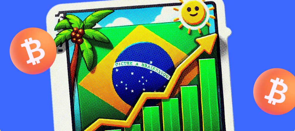 Объем торгов криптовалютой в Бразилии вырос на 30% в 2024 году