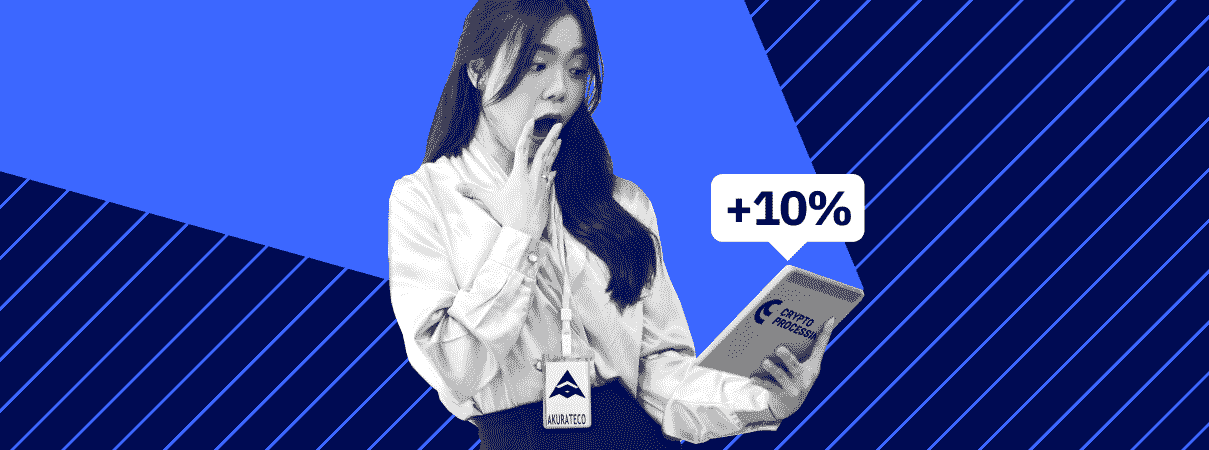 How Akurateco Earned 10% from Crypto Payments with CryptoProcessing.com