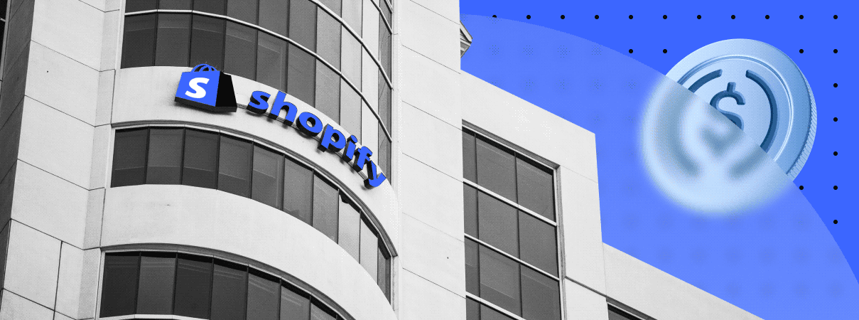 Shopify запускает прием USDC в 34 странах