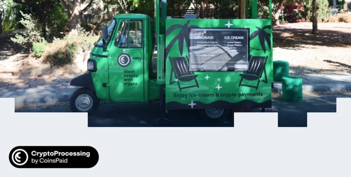 The Crypto Pop-Up by CryptoProcessing by CoinsPaid